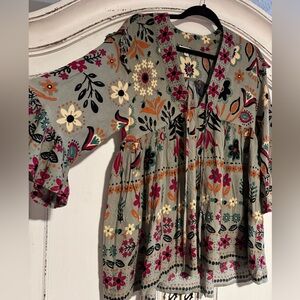 Boho Floral Tunic!